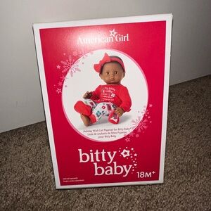 American Girl Bitty Baby Holiday wish list pajamas